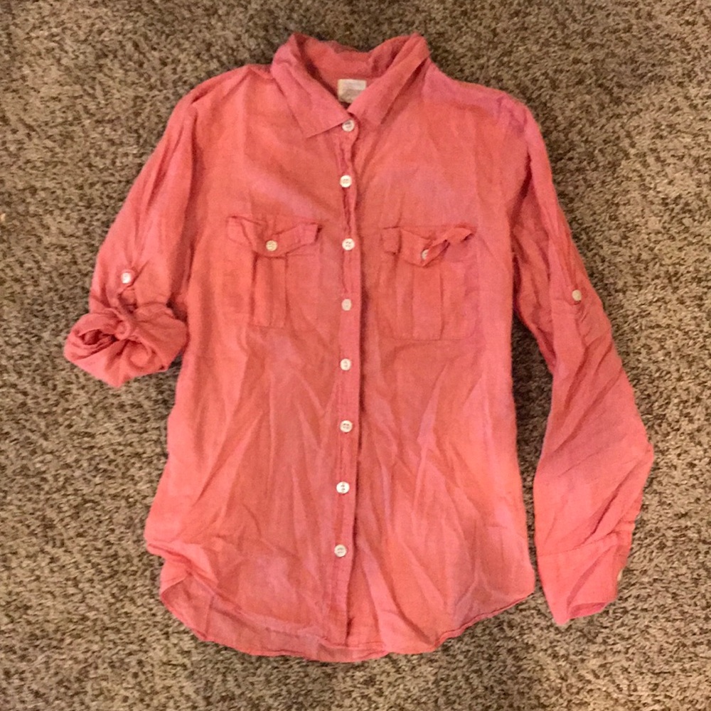Corral button up